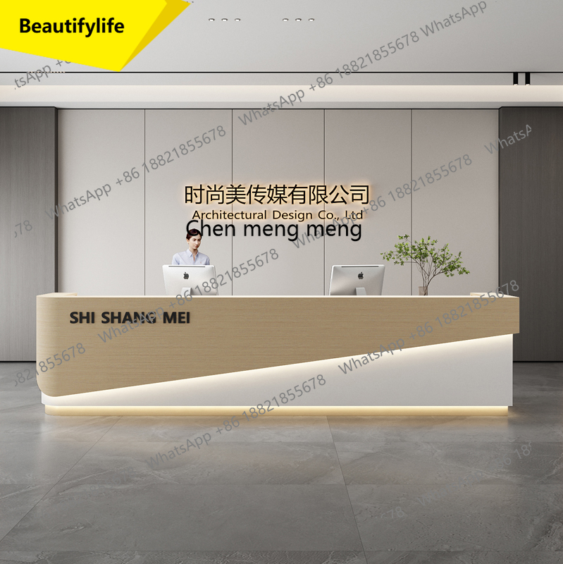 Reception Desk Counter - X188 Simple and modern hotel lobby,