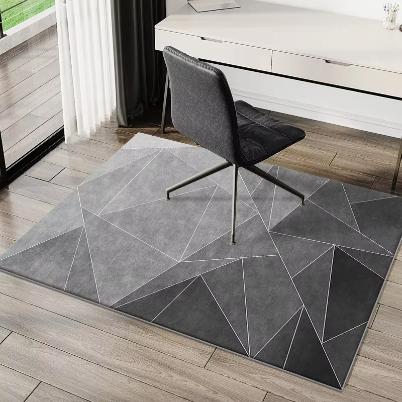 Chair Mat Hard Floor - VIKAMA Modern Geometric Chair Floor Mat