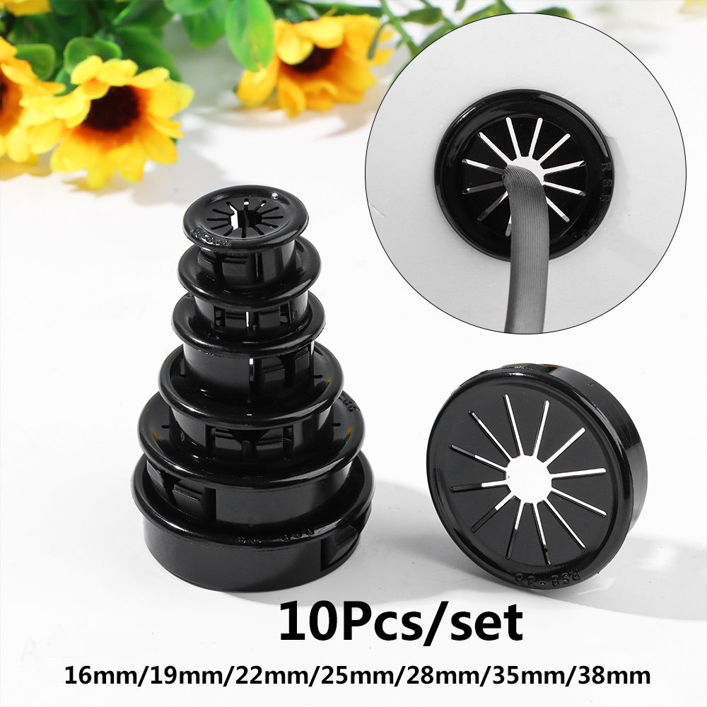 Office Furniture Outlet - 10pcs/set Plastic Cable Hole Cover Furniture