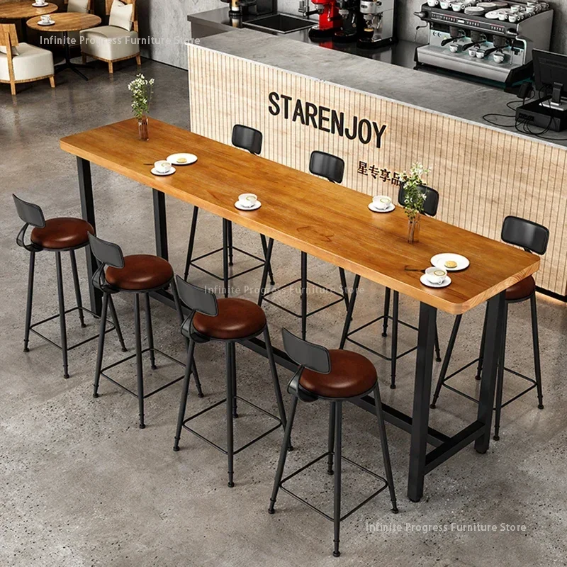 Reception Desk Counter - Bistro High Bar Tables Restaurant Home