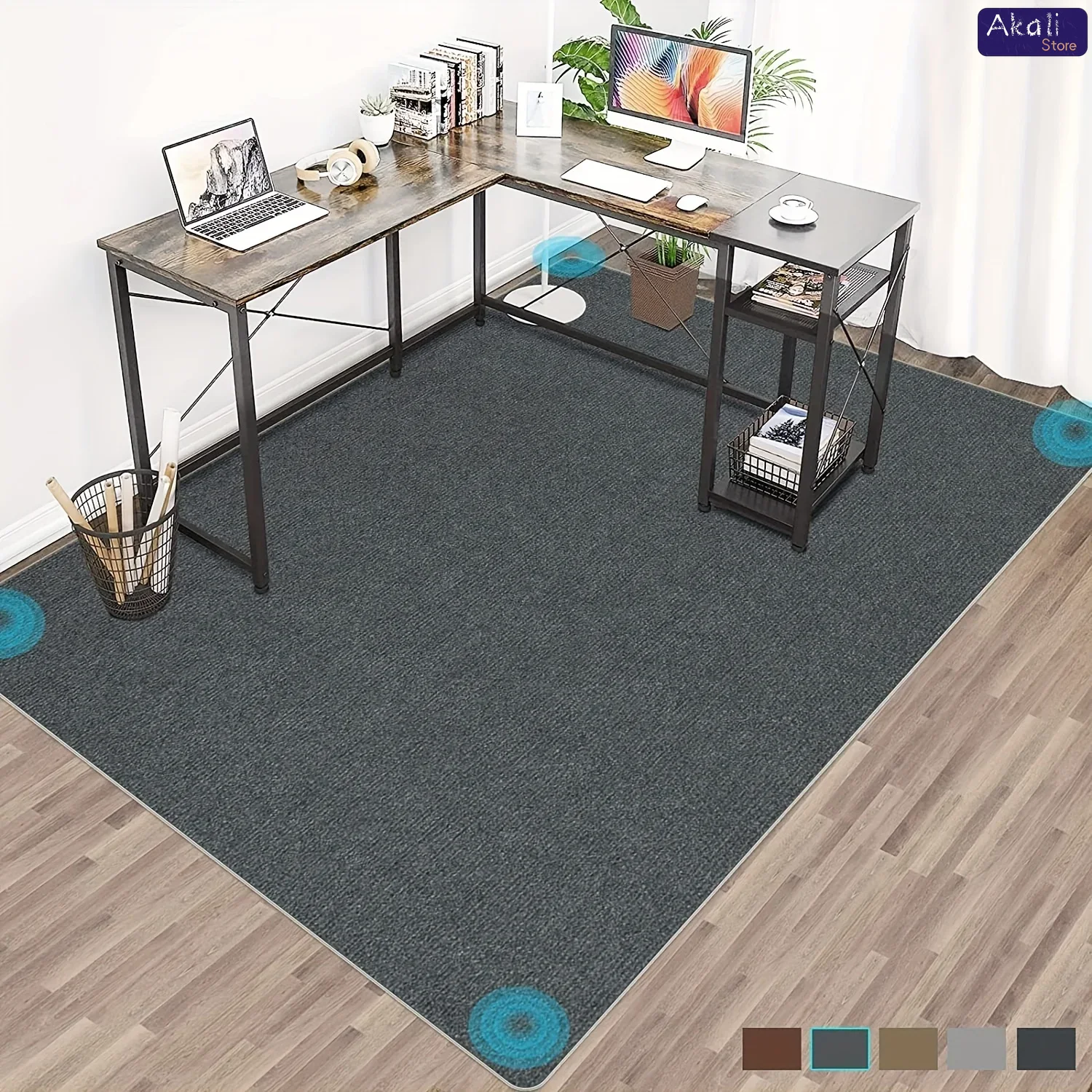 Chair Mat Hard Floor - Large Size Office Chair Mat Anti-Slip