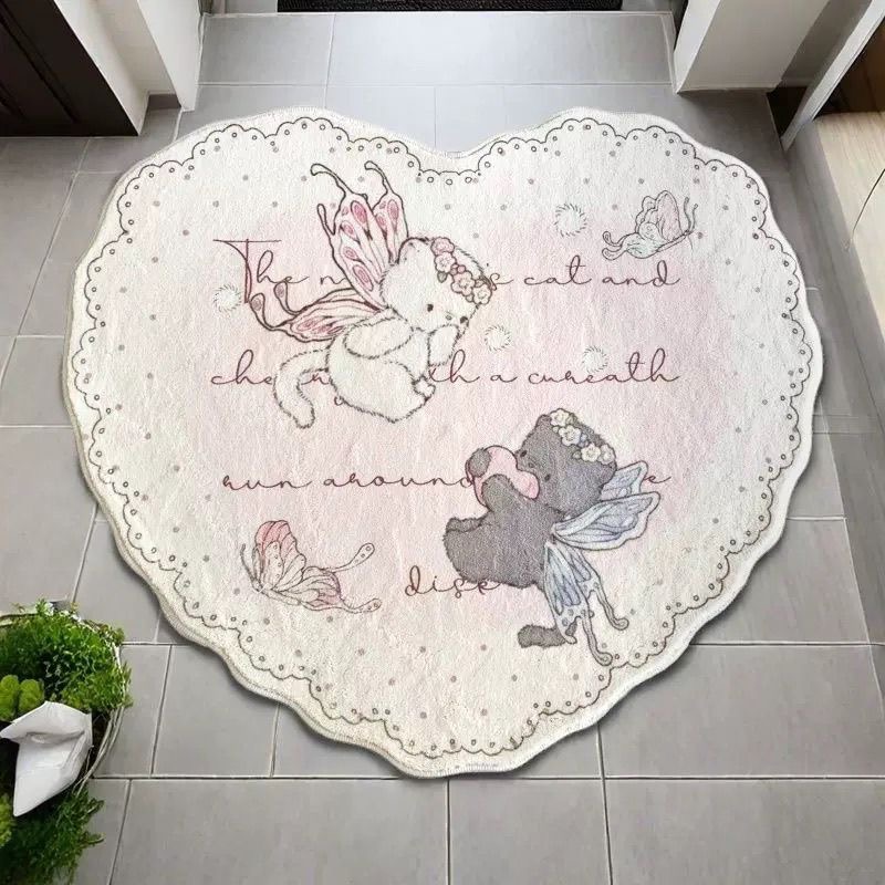 Chair Mat Hard Floor - VIKAMA Girls' Carpet Bedside Rug Bedroom