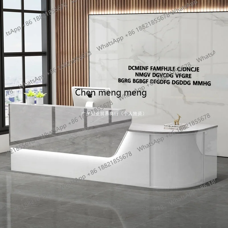 Reception Desk Counter - Bar cashier modern clothing store milk