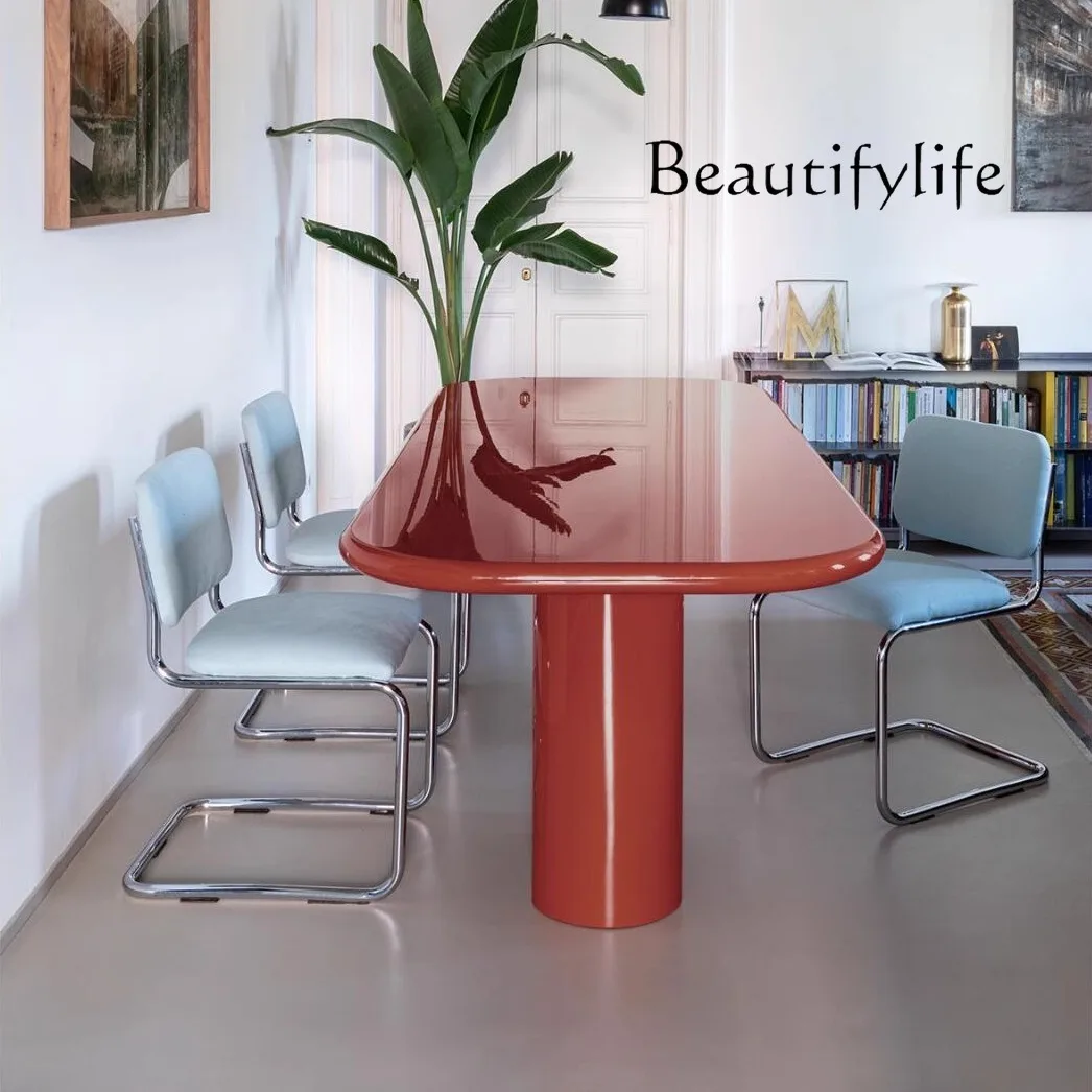 Office Furniture Brand - Light luxury living room desk minimalist