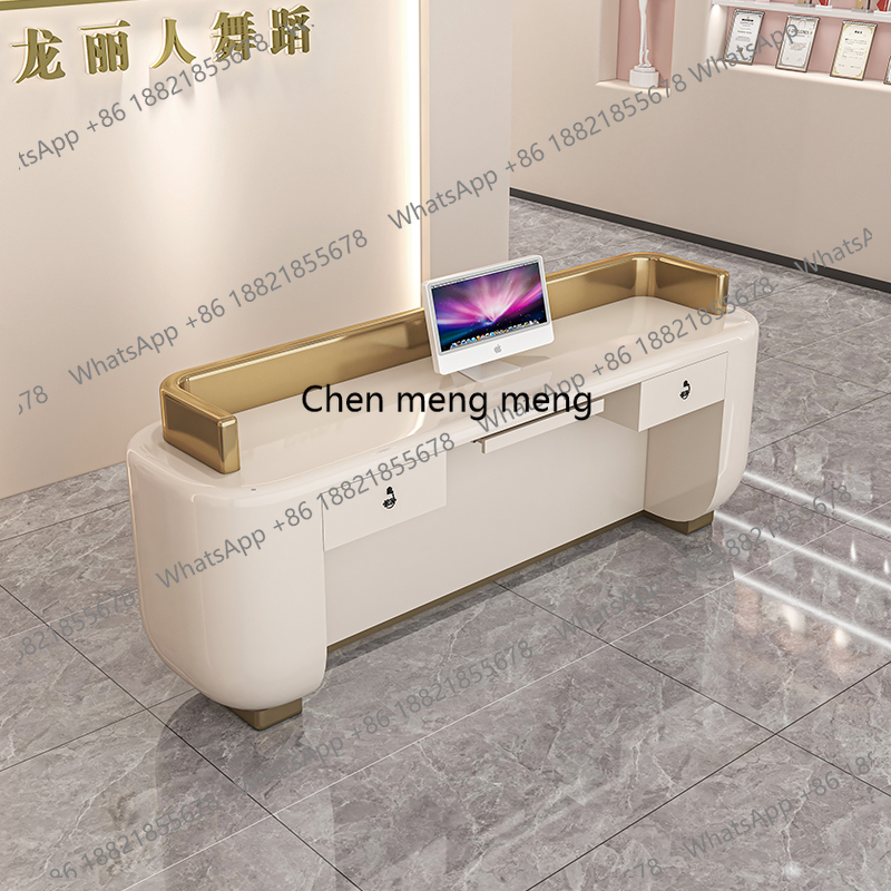 Painted Bar Counter Reception  - đánh giá và giá Reception Desk Counter