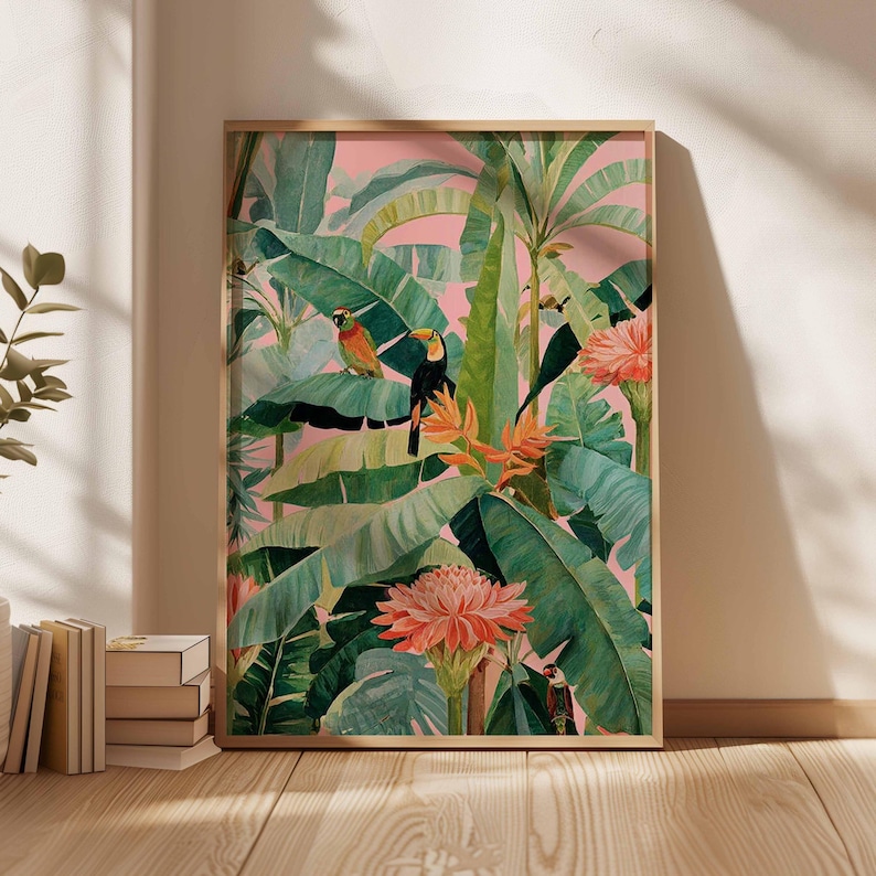 1pc Retro Tropical Canvas Post - đánh giá và giá Office Furniture Direct