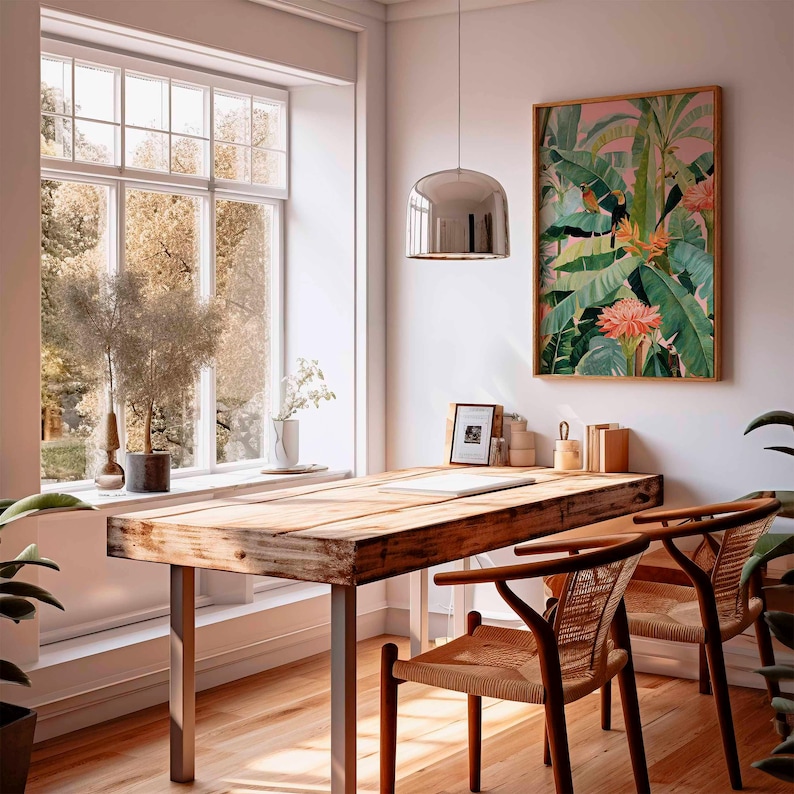 1pc Retro Tropical Canvas Post - đánh giá và giá Office Furniture Direct