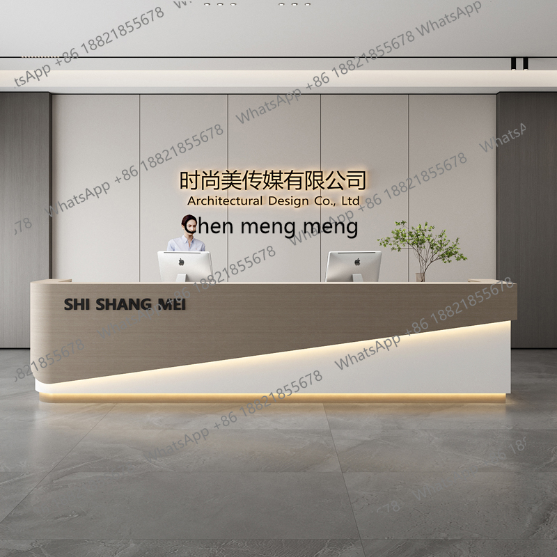 X188 Simple and modern hotel l - đánh giá và giá Reception Desk Counter