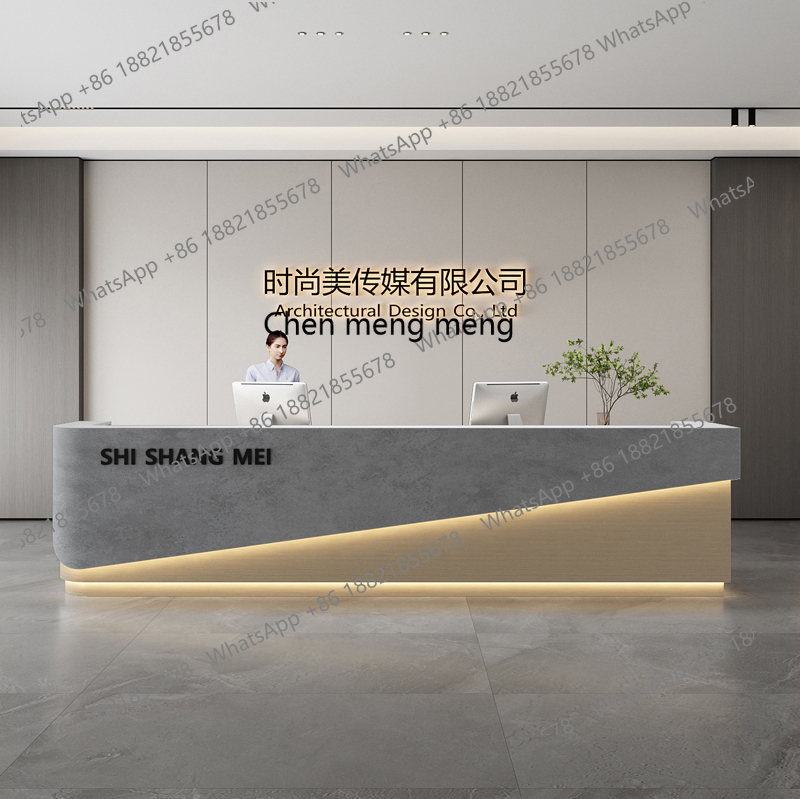 X188 Simple and modern hotel l - đánh giá và giá Reception Desk Counter