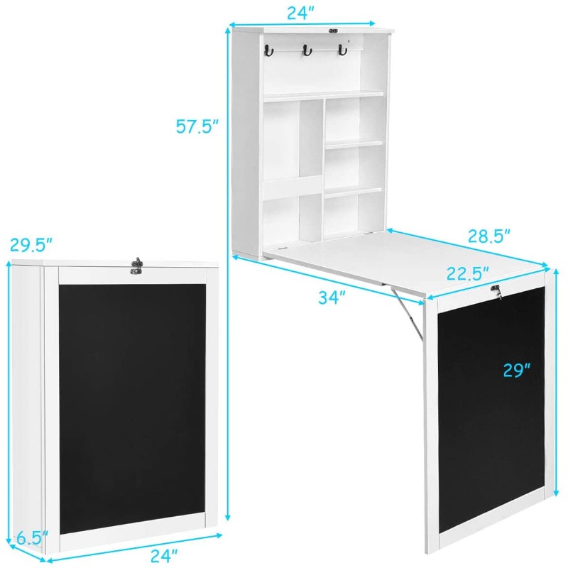 New Arrival Modern Design Wall - đánh giá và giá Wall Mounted Desk Fold