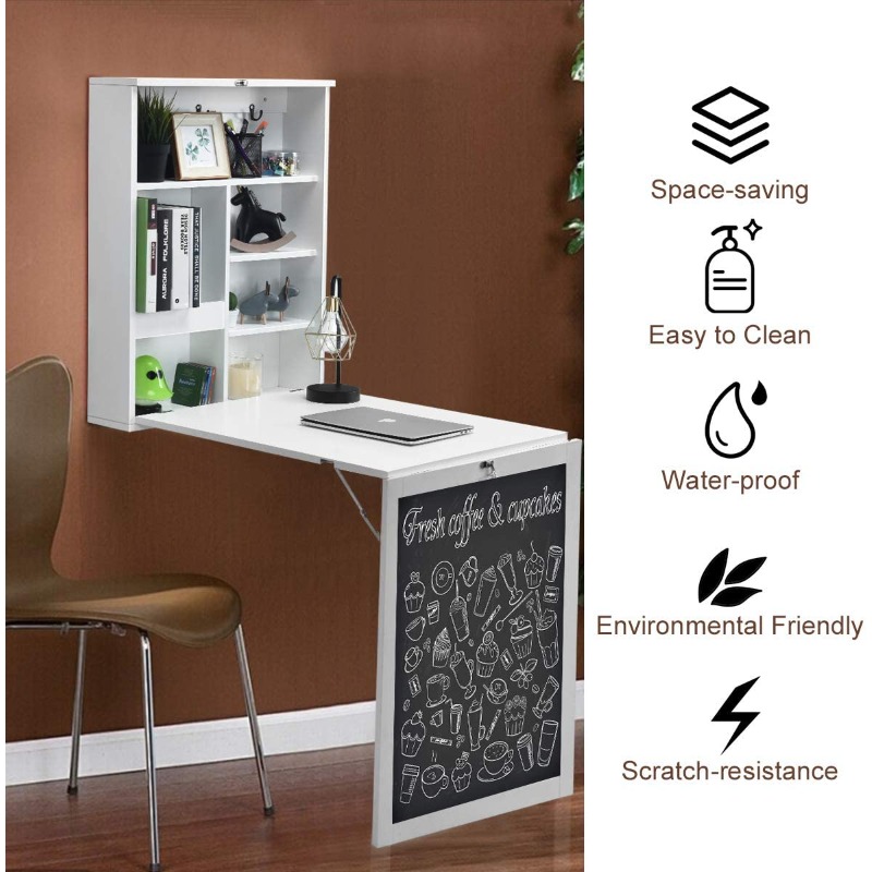 New Arrival Modern Design Wall - đánh giá và giá Wall Mounted Desk Fold