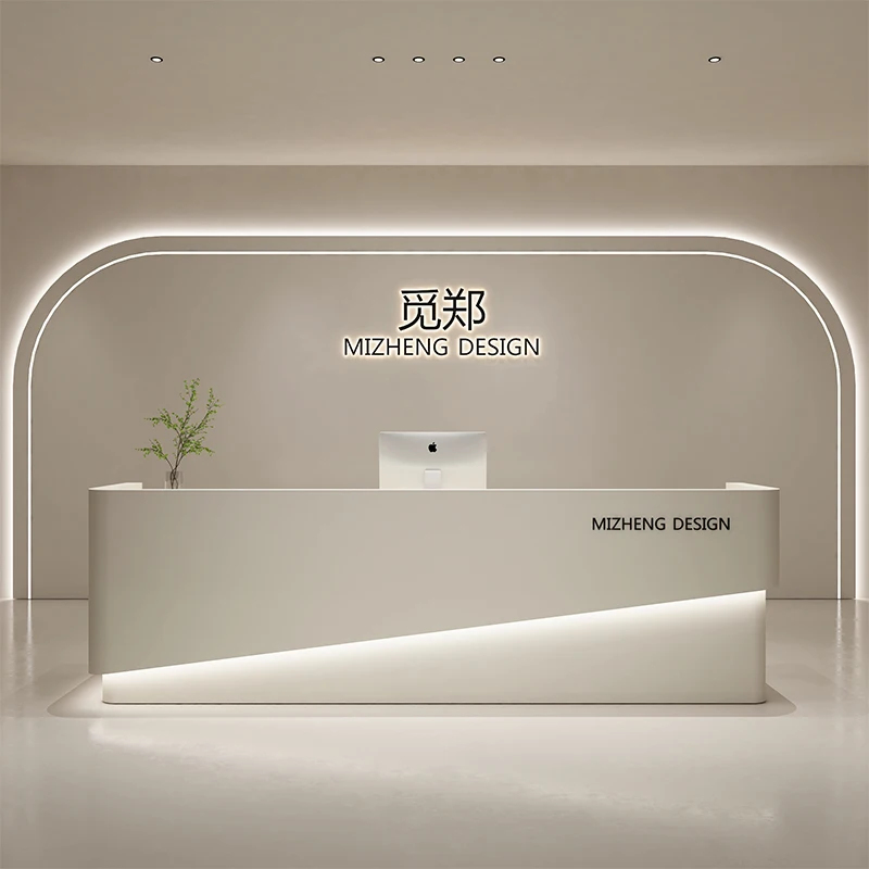 custom.Modern Simple MDF Recep - đánh giá và giá Reception Desk Counter