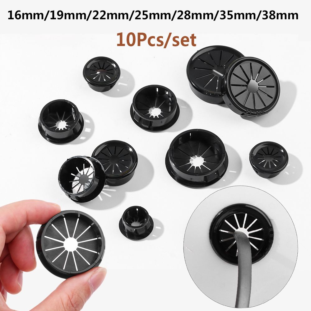 10pcs/set Plastic Cable Hole C - đánh giá và giá Office Furniture Outlet