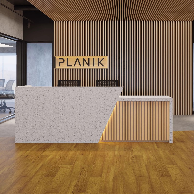 Company front desk, reception  - đánh giá và giá Reception Desk Counter