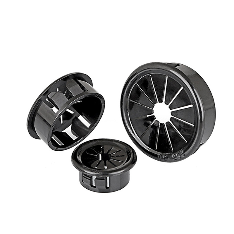 2~50pcs Black Plastic Cable Ho - đánh giá và giá Office Furniture Outlet