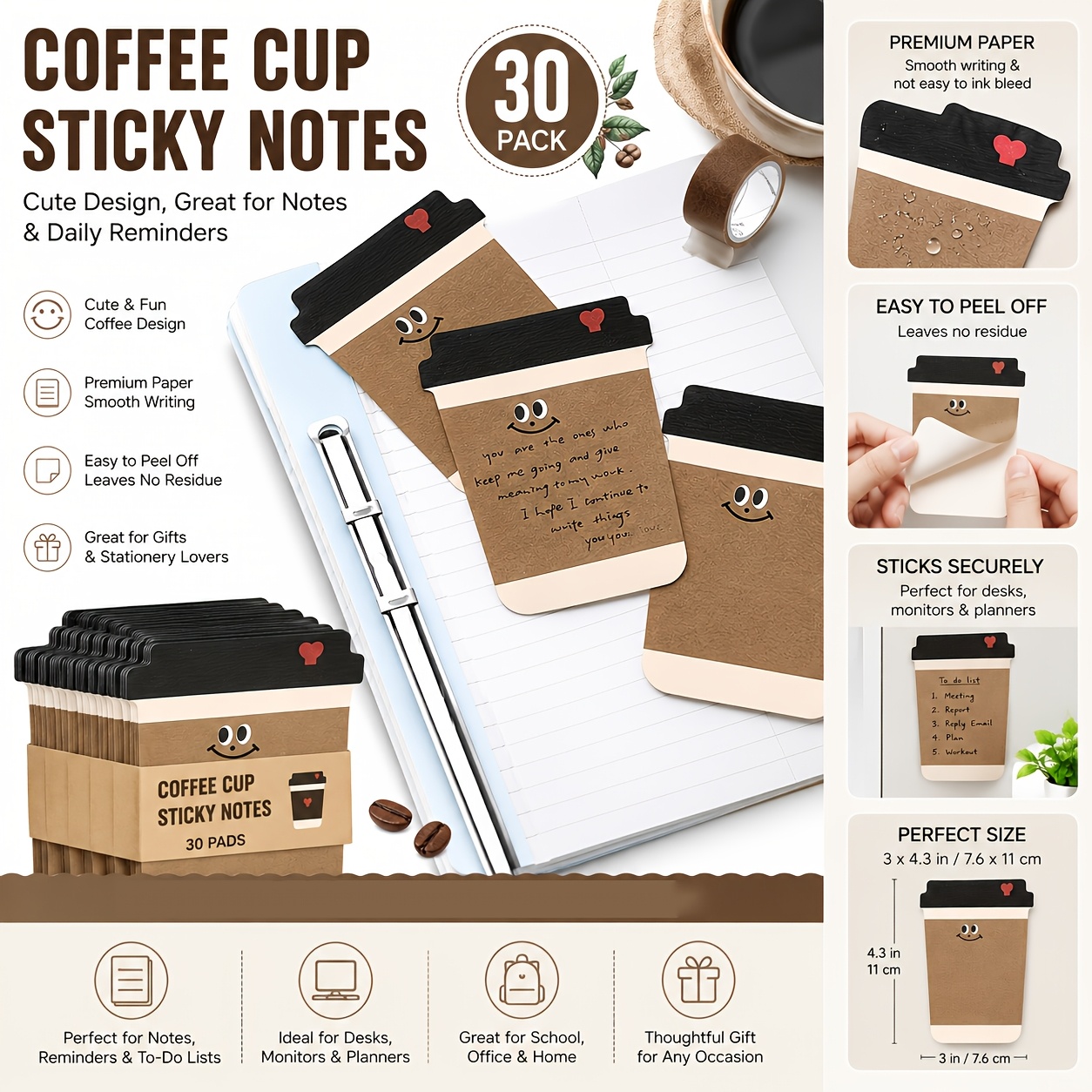 Funny Coffee Pattern Sticky No - đánh giá và giá Office Furniture Brand