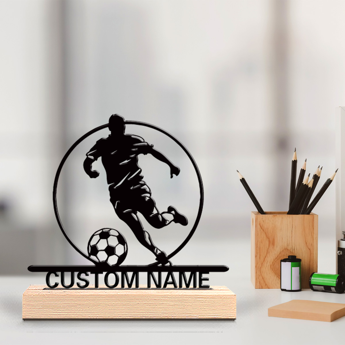 Custom Soccer Player Metal Sta - đánh giá và giá Office Furniture Direct
