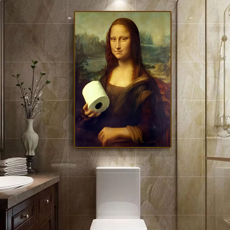 1pc Funny Abstract Bathroom To - đánh giá và giá Office Furniture Direct