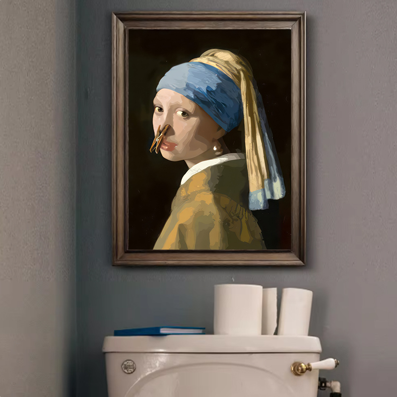 1pc Funny Abstract Bathroom To - đánh giá và giá Office Furniture Direct