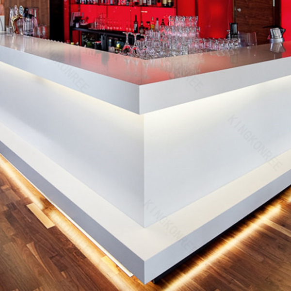 Translucent LED Home Bar Count - đánh giá và giá Reception Desk Counter