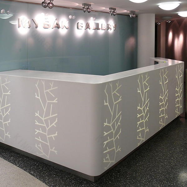 Translucent LED Home Bar Count - đánh giá và giá Reception Desk Counter