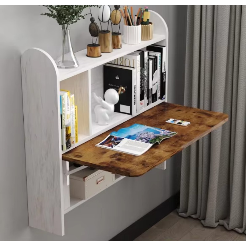 Household wall-mounted study t - đánh giá và giá Wall Mounted Desk Fold