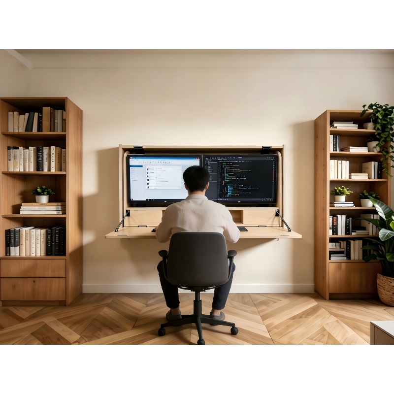 Space Saving Home Workstation  - đánh giá và giá Wall Mounted Desk Fold