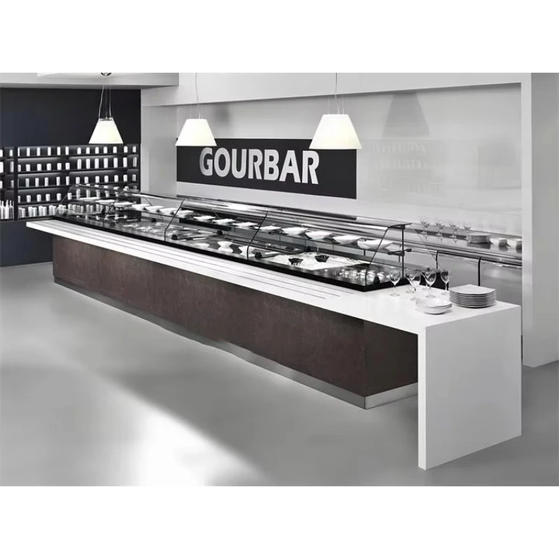 Modern Coffee Shop Design bar  - đánh giá và giá Reception Desk Counter